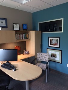 Here's my new office.